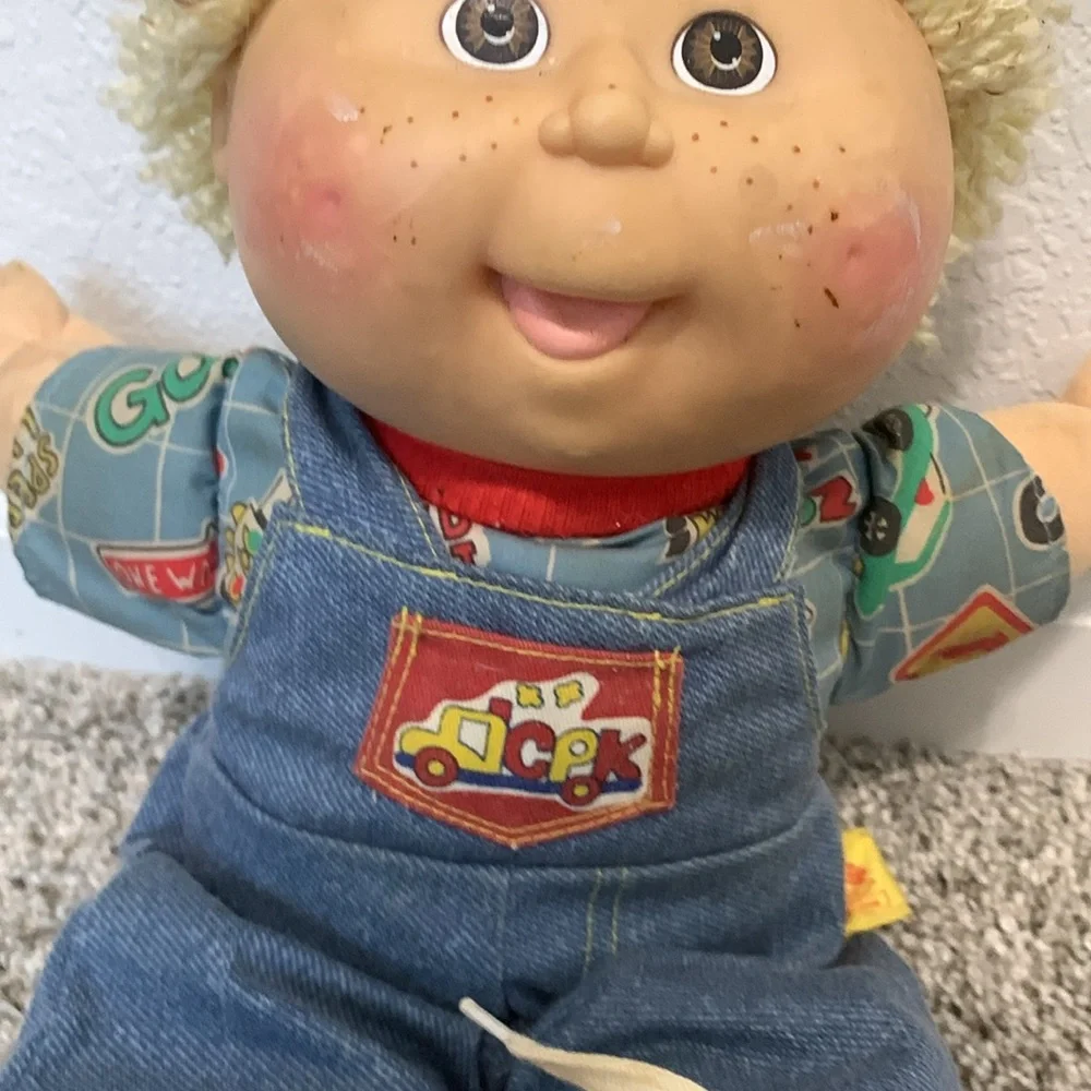 Vintage Cabbage Patch Kids Xaviar Roberts Overalls Doll - Picture 3 of 6
